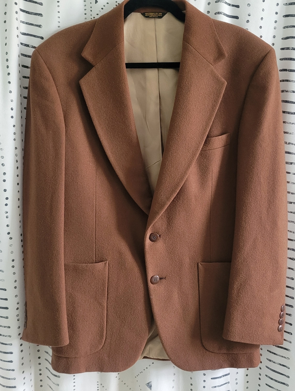 Strathmore Vintage Wool Jacket Sportscoat Blazer Brown 40R
